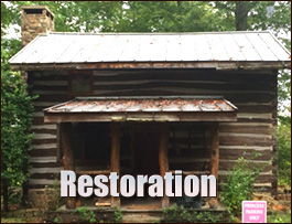 Historic Log Cabin Restoration  Morristown, Ohio
